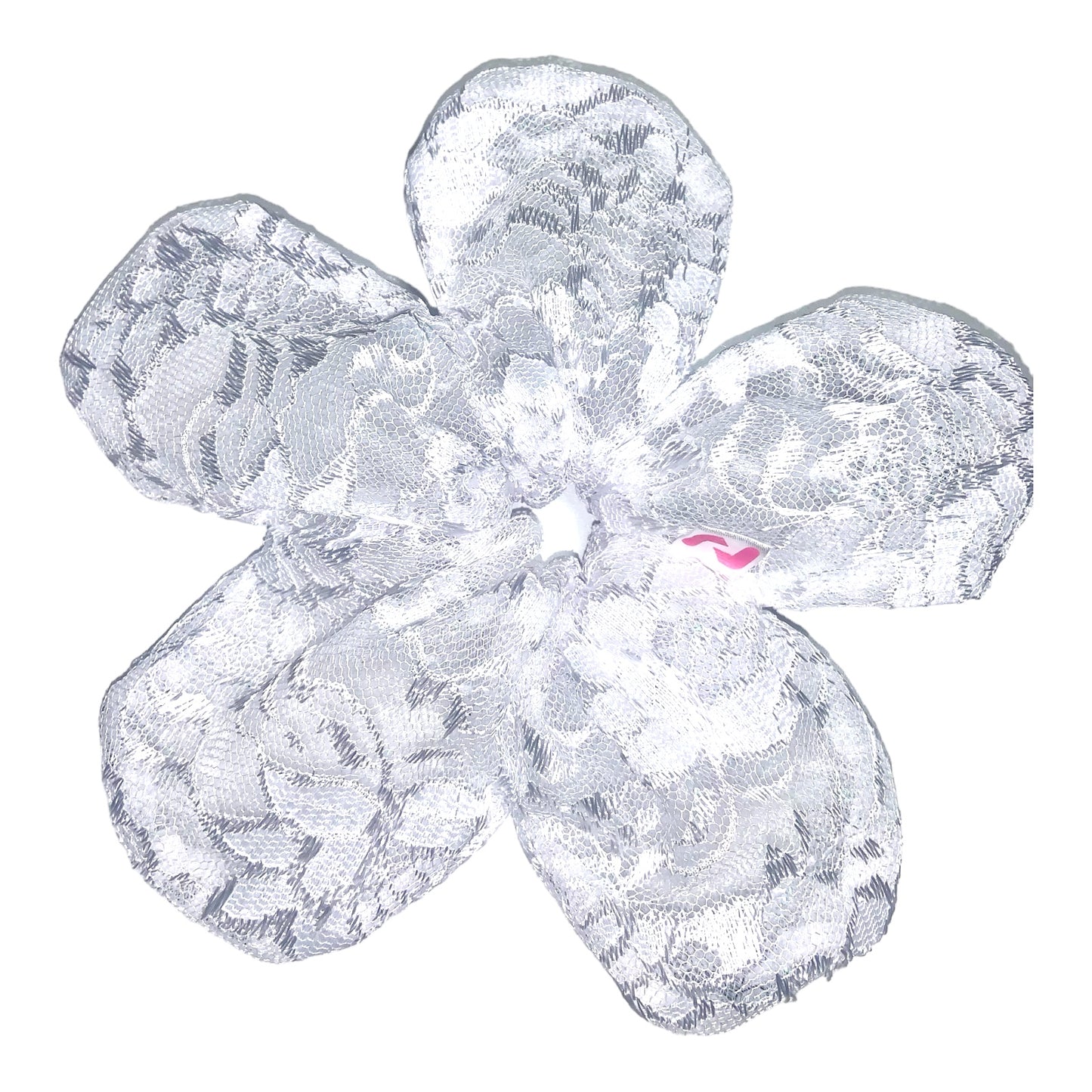 Lace Flower Scrunchie